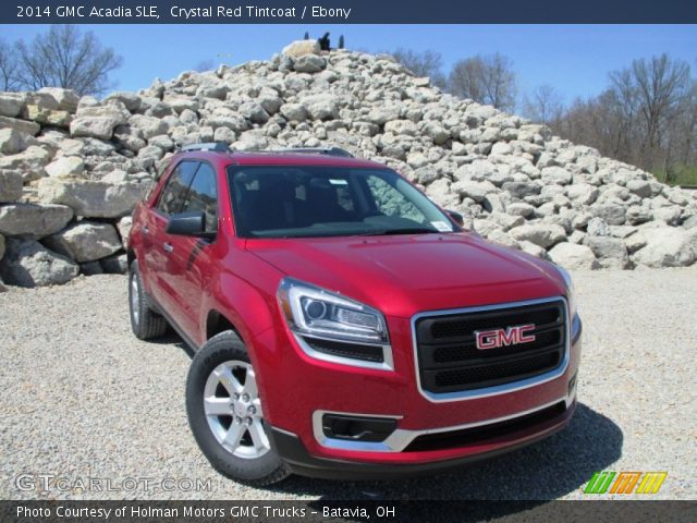 2014 GMC Acadia SLE in Crystal Red Tintcoat