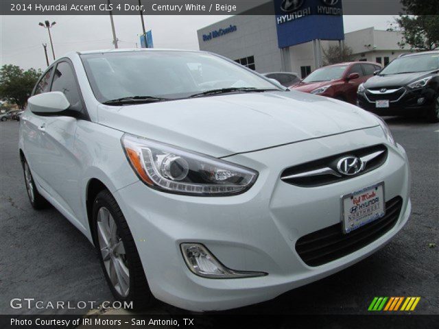 2014 Hyundai Accent GLS 4 Door in Century White