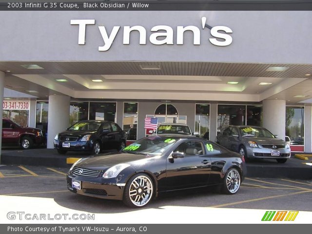 2003 Infiniti G 35 Coupe in Black Obsidian