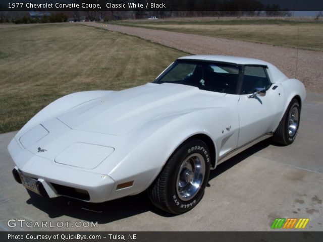 1977 Chevrolet Corvette Coupe in Classic White