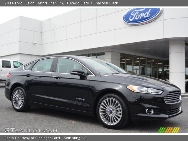 2014 Ford Fusion Hybrid Titanium in Tuxedo Black