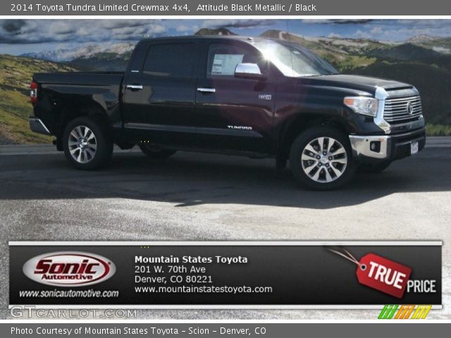 2014 Toyota Tundra Limited Crewmax 4x4 in Attitude Black Metallic