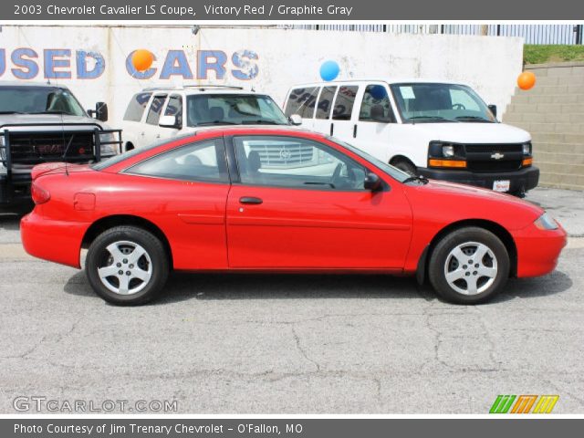 2003 Chevrolet Cavalier LS Coupe in Victory Red