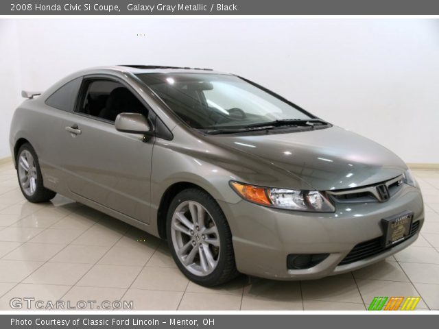 2008 Honda Civic Si Coupe in Galaxy Gray Metallic