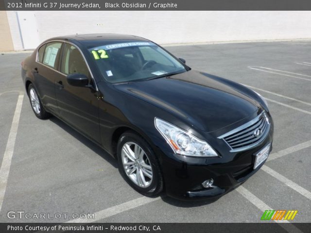 2012 Infiniti G 37 Journey Sedan in Black Obsidian