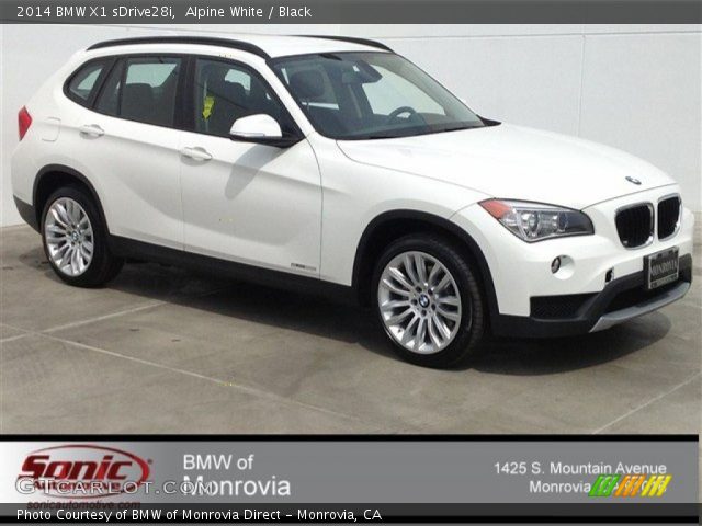 2014 BMW X1 sDrive28i in Alpine White