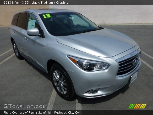 2013 Infiniti JX 35 in Liquid Platinum