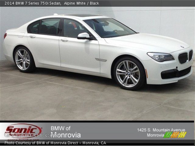 2014 BMW 7 Series 750i Sedan in Alpine White