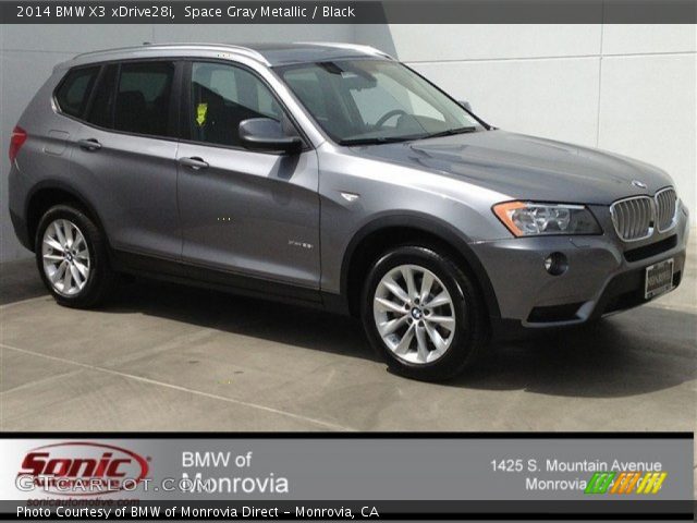 2014 BMW X3 xDrive28i in Space Gray Metallic