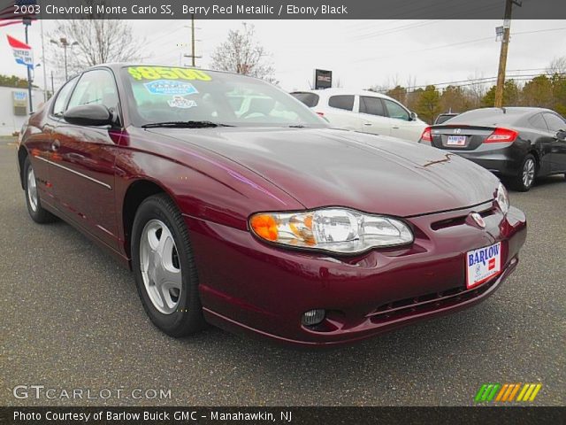2003 Chevrolet Monte Carlo SS in Berry Red Metallic