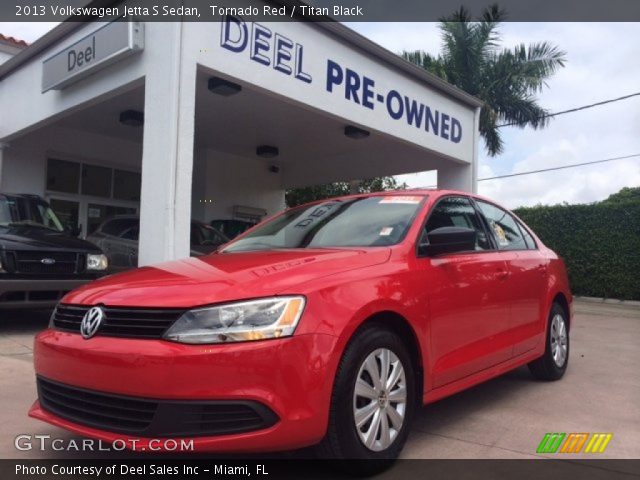 2013 Volkswagen Jetta S Sedan in Tornado Red