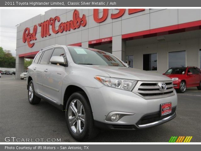 2011 Toyota Highlander Limited in Classic Silver Metallic