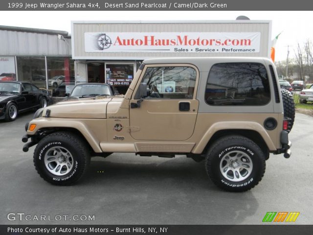 1999 Jeep Wrangler Sahara 4x4 in Desert Sand Pearlcoat