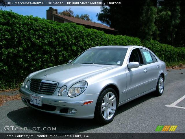 2003 Mercedes-Benz E 500 Sedan in Brilliant Silver Metallic