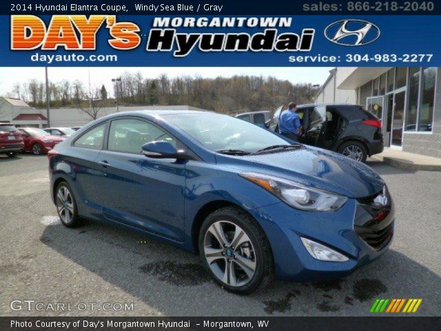 2014 Hyundai Elantra Coupe  in Windy Sea Blue