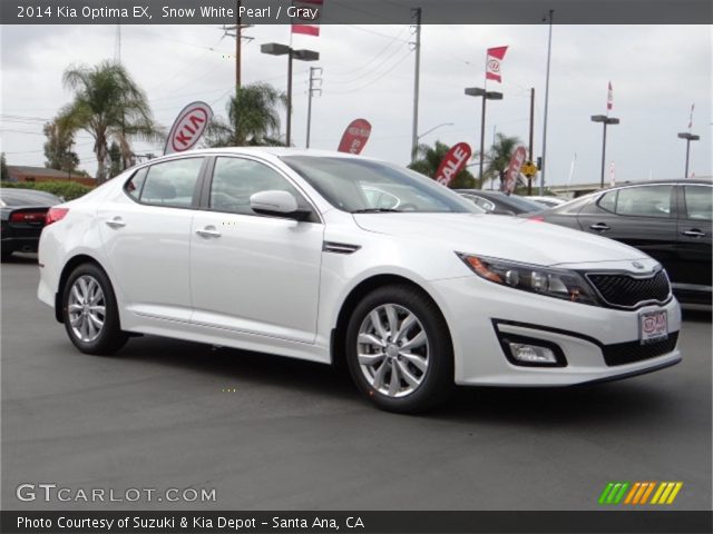 2014 Kia Optima EX in Snow White Pearl