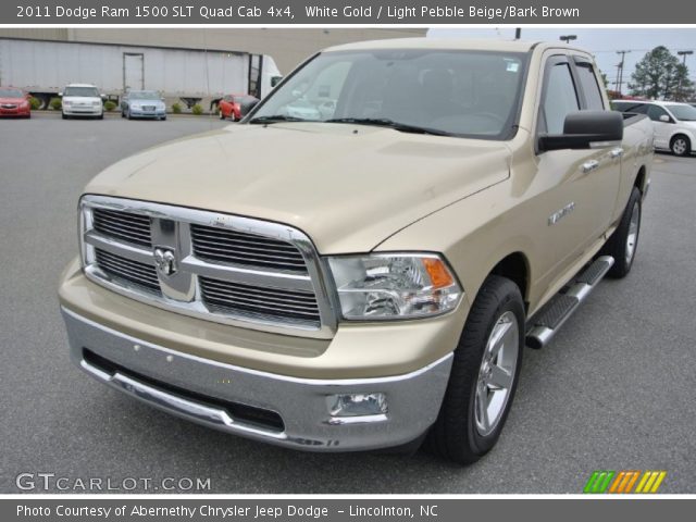 2011 Dodge Ram 1500 SLT Quad Cab 4x4 in White Gold