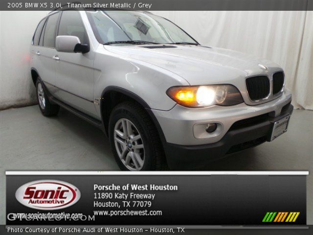 2005 BMW X5 3.0i in Titanium Silver Metallic
