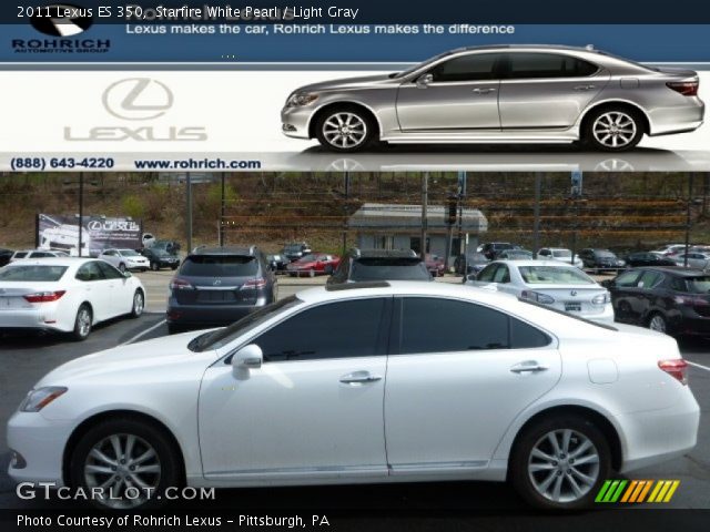 2011 Lexus ES 350 in Starfire White Pearl