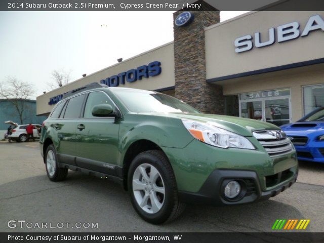 2014 Subaru Outback 2.5i Premium in Cypress Green Pearl