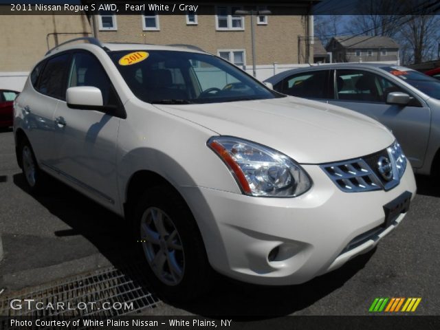 2011 Nissan Rogue S AWD in Pearl White