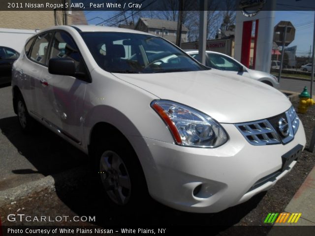 2011 Nissan Rogue S AWD in Pearl White