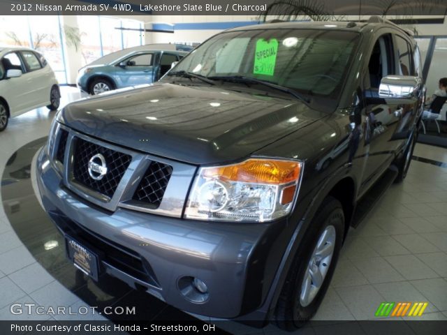 2012 Nissan Armada SV 4WD in Lakeshore Slate Blue