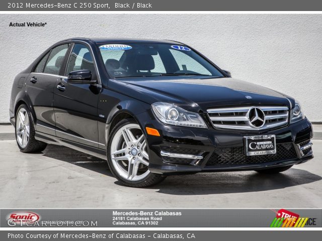2012 Mercedes-Benz C 250 Sport in Black