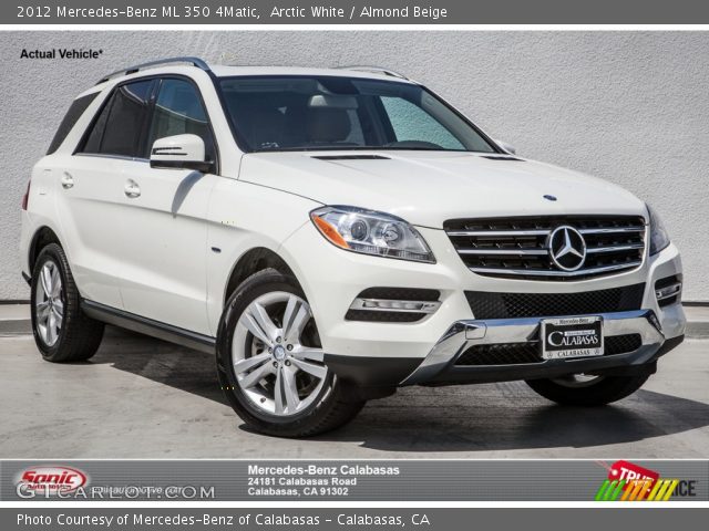 2012 Mercedes-Benz ML 350 4Matic in Arctic White