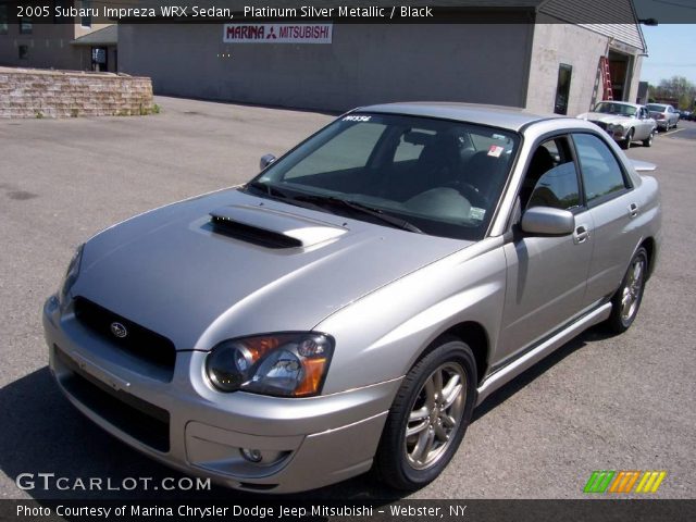 2005 Subaru Impreza WRX Sedan in Platinum Silver Metallic