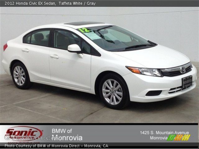 2012 Honda Civic EX Sedan in Taffeta White