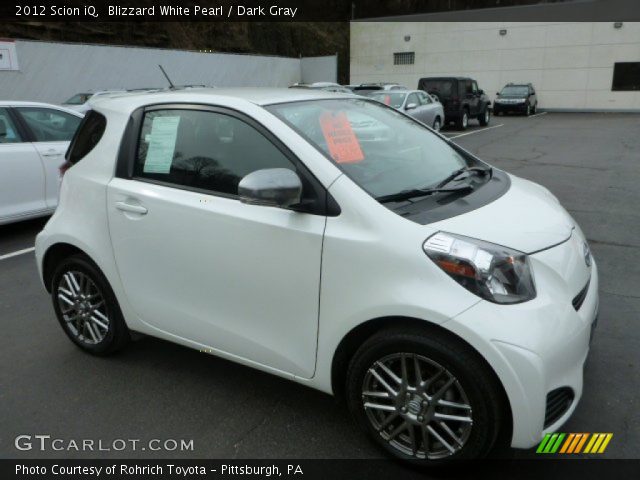 2012 Scion iQ  in Blizzard White Pearl