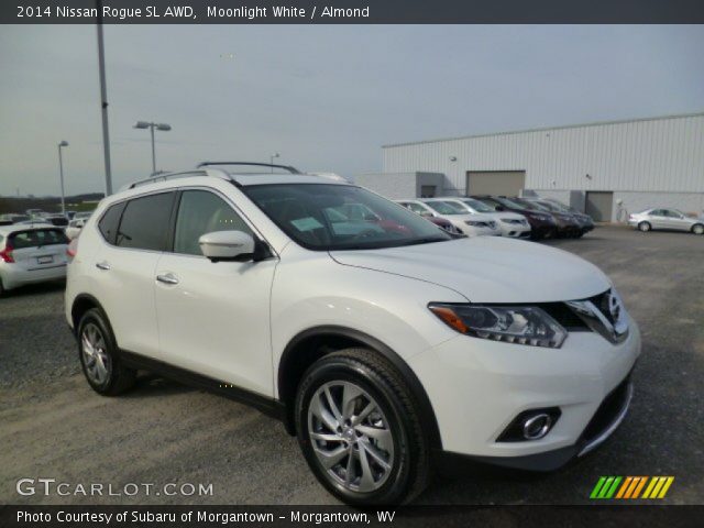 2014 Nissan Rogue SL AWD in Moonlight White