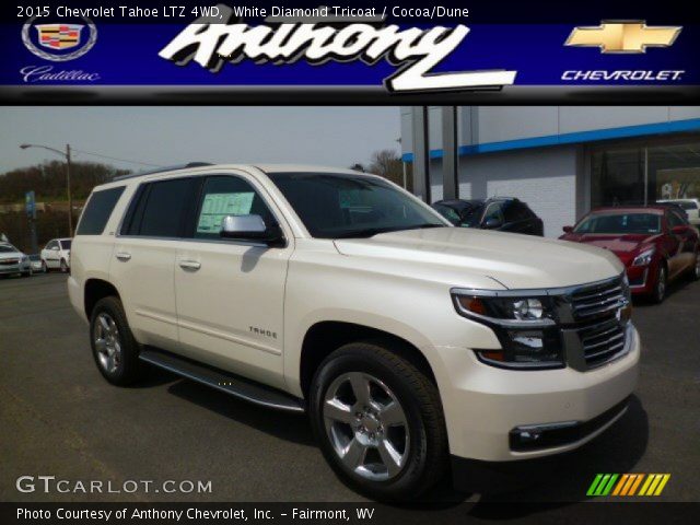 2015 Chevrolet Tahoe LTZ 4WD in White Diamond Tricoat