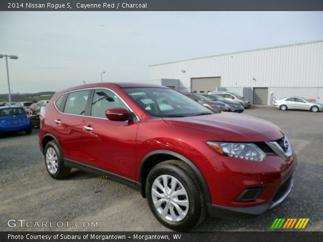 2014 Nissan Rogue S in Cayenne Red