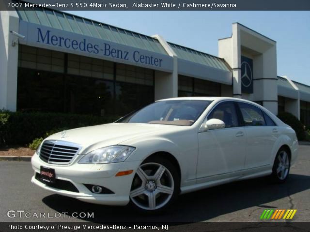 2007 Mercedes-Benz S 550 4Matic Sedan in Alabaster White