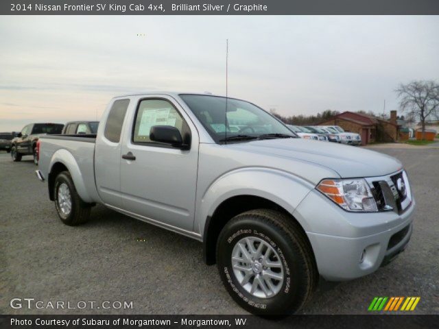 2014 Nissan Frontier SV King Cab 4x4 in Brilliant Silver