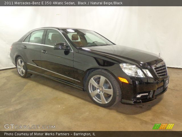 2011 Mercedes-Benz E 350 4Matic Sedan in Black