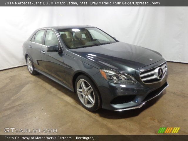 2014 Mercedes-Benz E 350 4Matic Sedan in Steel Gray Metallic