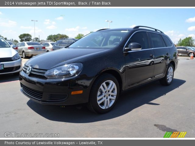 2014 Volkswagen Jetta TDI SportWagen in Black