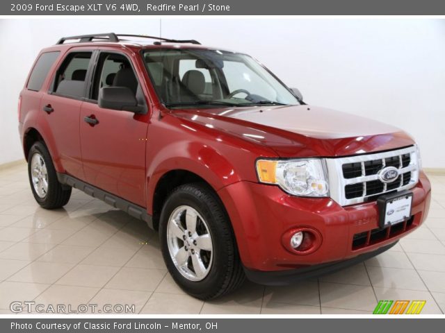 2009 Ford Escape XLT V6 4WD in Redfire Pearl