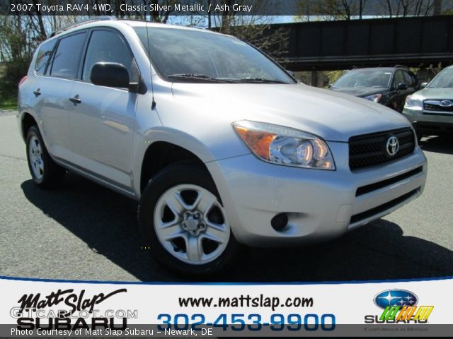 2007 Toyota RAV4 4WD in Classic Silver Metallic