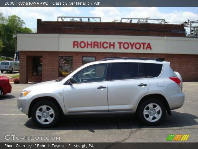 2008 Toyota RAV4 4WD in Classic Silver Metallic