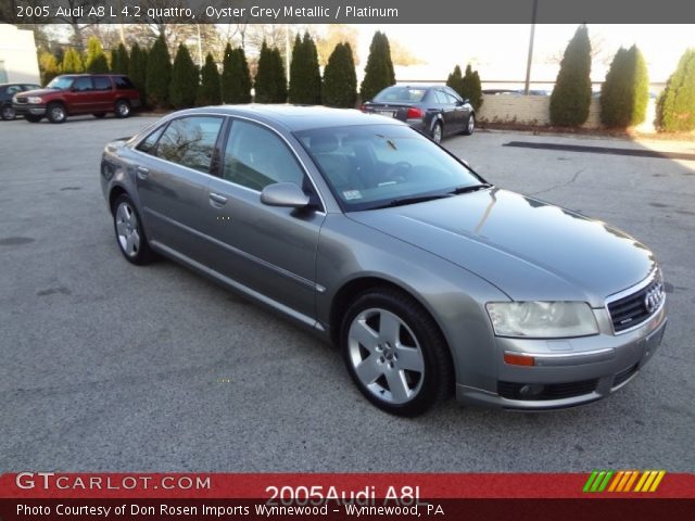 2005 Audi A8 L 4.2 quattro in Oyster Grey Metallic