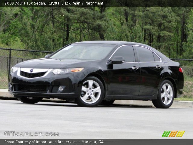 2009 Acura TSX Sedan in Crystal Black Pearl