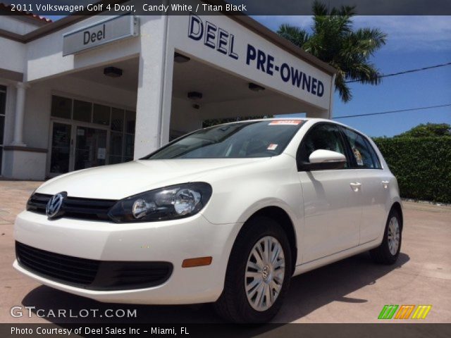 2011 Volkswagen Golf 4 Door in Candy White