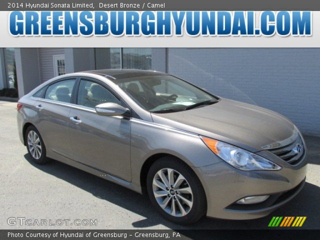 2014 Hyundai Sonata Limited in Desert Bronze