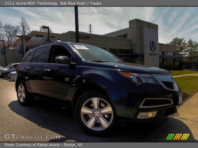 2011 Acura MDX Technology in Bali Blue Pearl