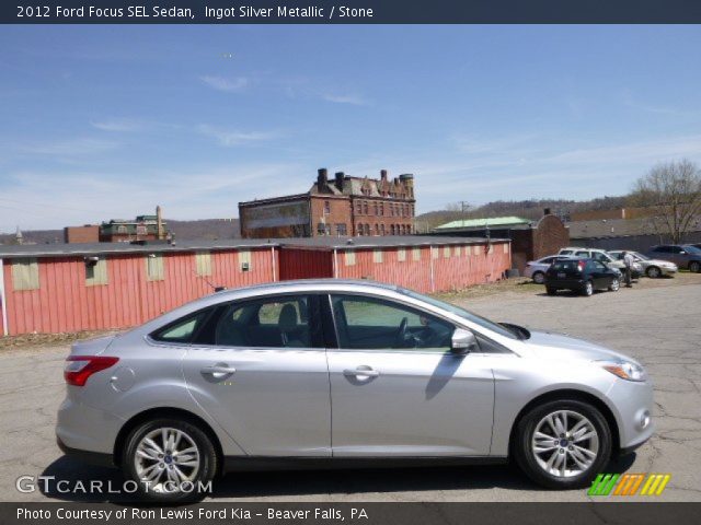 2012 Ford Focus SEL Sedan in Ingot Silver Metallic