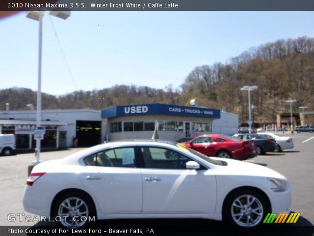 2010 Nissan Maxima 3.5 S in Winter Frost White